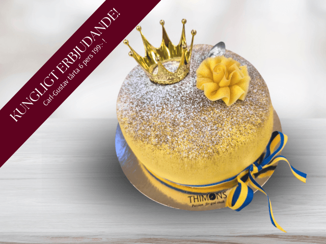 Carl-Gustav Tårta (6-pers) Erbjudande! 